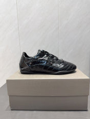 BALENCIAGA 25S SNEAKER IN BLACK CALFSKIN