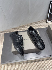 BALENCIAGA 25S SNEAKER IN BLACK CALFSKIN