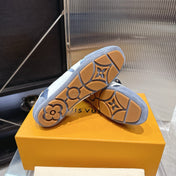 LV 26S SNEAKERINA MARY JANE IN BLUE SUEDE