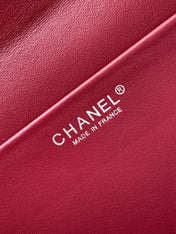 CHANEL 26S SOUPLISSIMO MAXI FLAP 39 IN CARAMEL BROWN GRAINED CALFSKIN SILVER HARDWARE