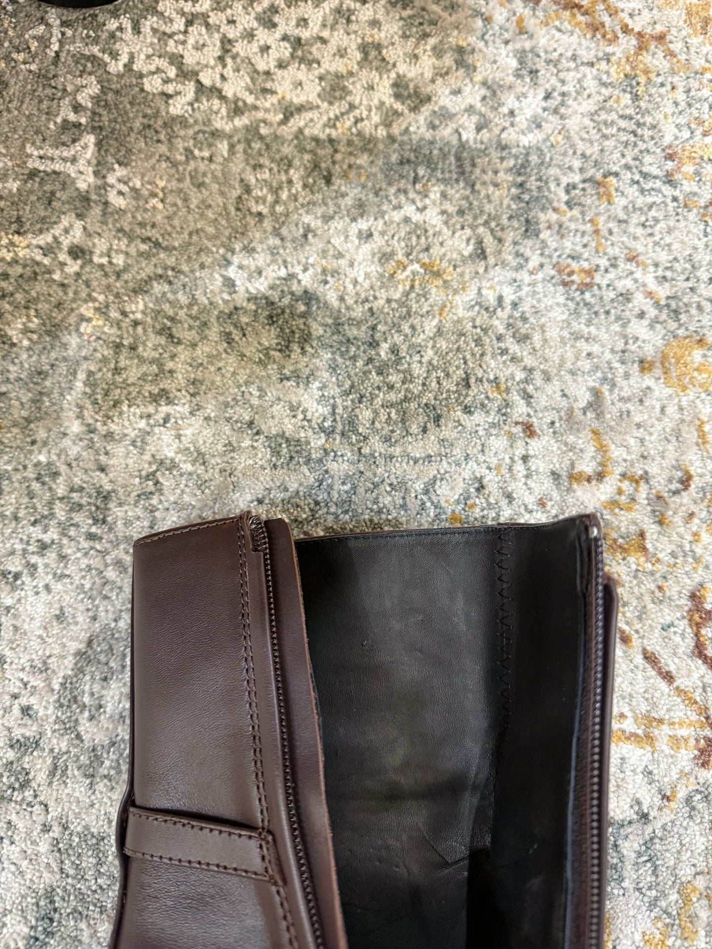 HM 26S POINTED-TOE ANKLE BOOTS 35 MM IN DARK BROWN CALFSKIN