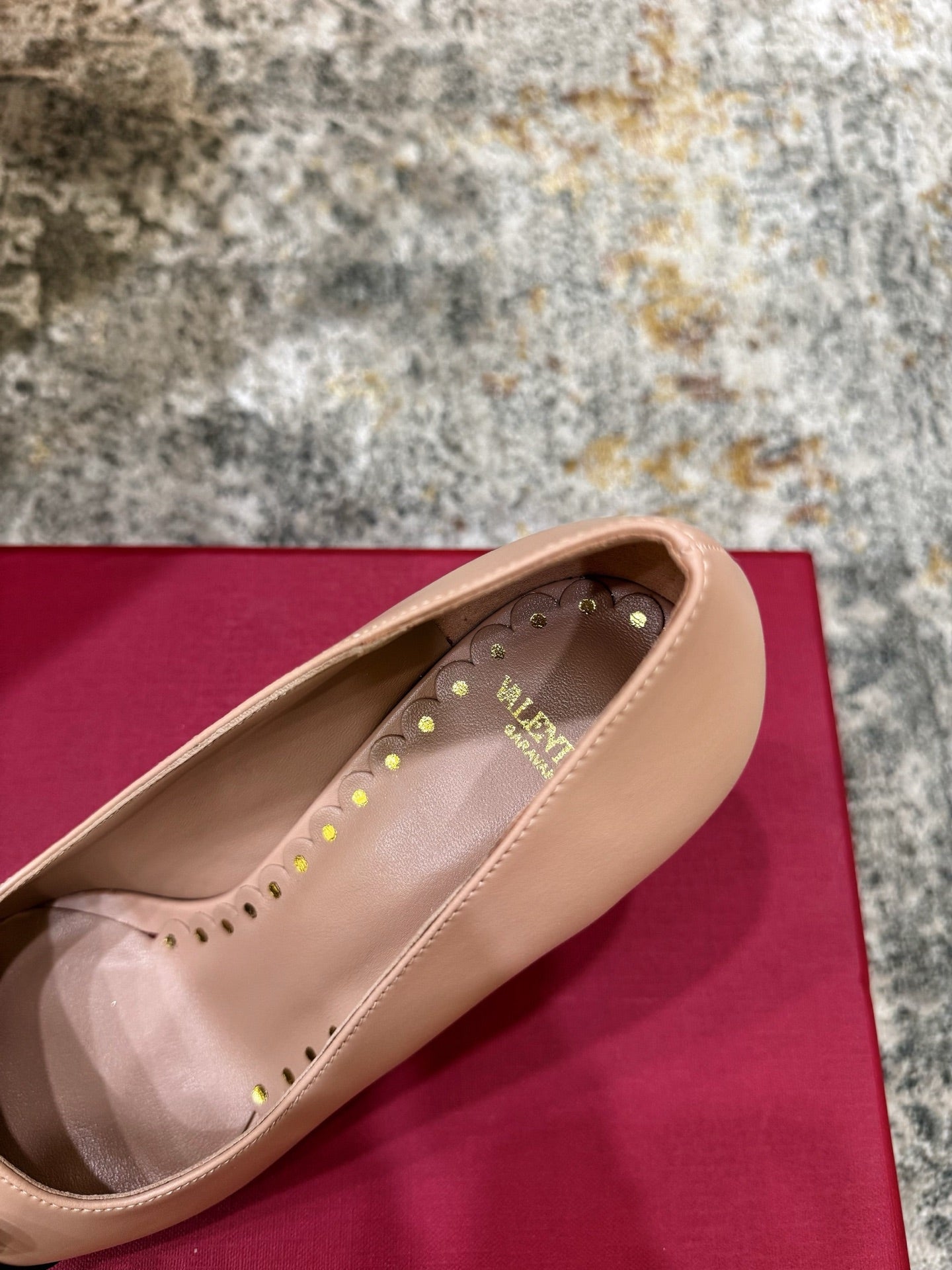 VALENTINO 26S BOW HIGH HEELS 75 MM IN NUDE AND LIGHT BLUE CALFSKIN