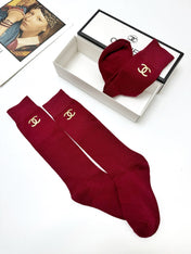 CHANEL 26S CREW SOCKS 397279 (1 BOX)