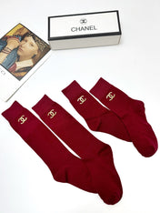 CHANEL 26S CREW SOCKS 397279 (1 BOX)