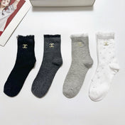 CHANEL 26S CREW SOCKS 400454 (1 BOX)