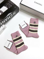 CHANEL 26S CREW SOCKS 400463 (1 BOX)