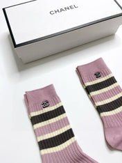 CHANEL 26S CREW SOCKS 400463 (1 BOX)