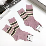 CHANEL 26S CREW SOCKS 400463 (1 BOX)