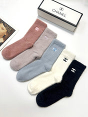 CHANEL 26S CREW SOCKS 403634 (1 BOX)