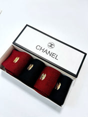 CHANEL 26S CREW SOCKS 403655 (1 BOX)