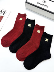 CHANEL 26S CREW SOCKS 403655 (1 BOX)