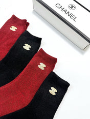 CHANEL 26S CREW SOCKS 403655 (1 BOX)