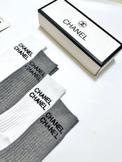 CHANEL 26S CREW SOCKS 403667 (1 BOX)