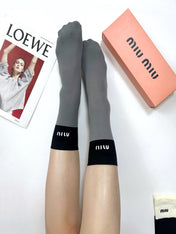 MIUMIU 26S CREW SOCKS 403668 (1 BOX)