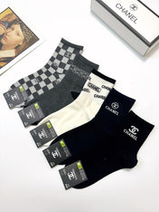 CHANEL 26S CREW SOCKS 405368 (1 BOX)