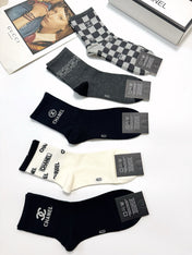 CHANEL 26S CREW SOCKS 405368 (1 BOX)