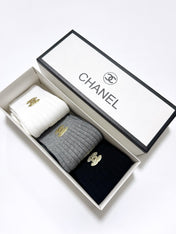 CHANEL 26S CREW SOCKS 405379 (1 BOX)