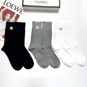 CHANEL 26S CREW SOCKS 405379 (1 BOX)