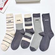 CHANEL 26S CREW SOCKS 405383 (1 BOX)