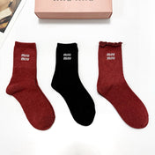 MIUMIU 26S CREW SOCKS 407171 (1 BOX)