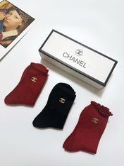 CHANEL 26S CREW SOCKS 407172 (1 BOX)