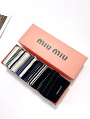 MIUMIU 26S CREW SOCKS 407174 (1 BOX)