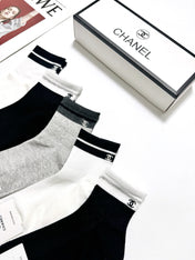 CHANEL 26S ANKLE SOCKS 407179 (1 BOX)