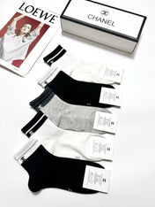 CHANEL 26S ANKLE SOCKS 407179 (1 BOX)