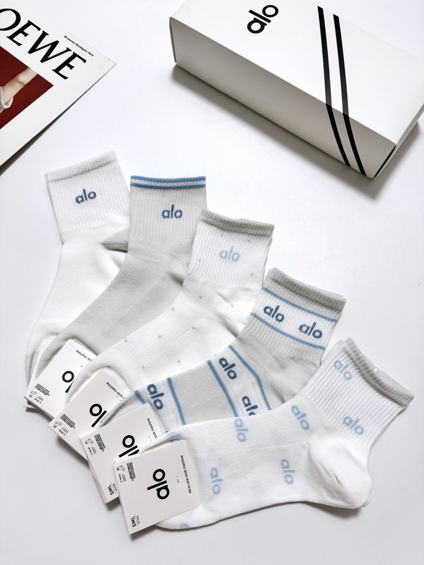 ALO 26S ANKLE SOCKS 407180 (1 BOX)