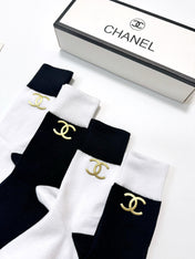 CHANEL 26S CREW SOCKS 408726 (1 BOX)