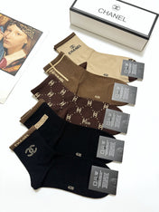 CHANEL 26S ANKLE SOCKS 408729 (1 BOX)