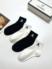 CHANEL 26S ANKLE SOCKS 408731 (1 BOX)