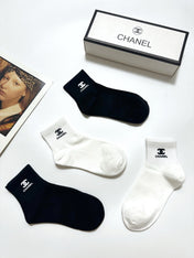 CHANEL 26S ANKLE SOCKS 408731 (1 BOX)