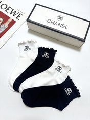 CHANEL 26S ANKLE SOCKS 408735 (1 BOX)