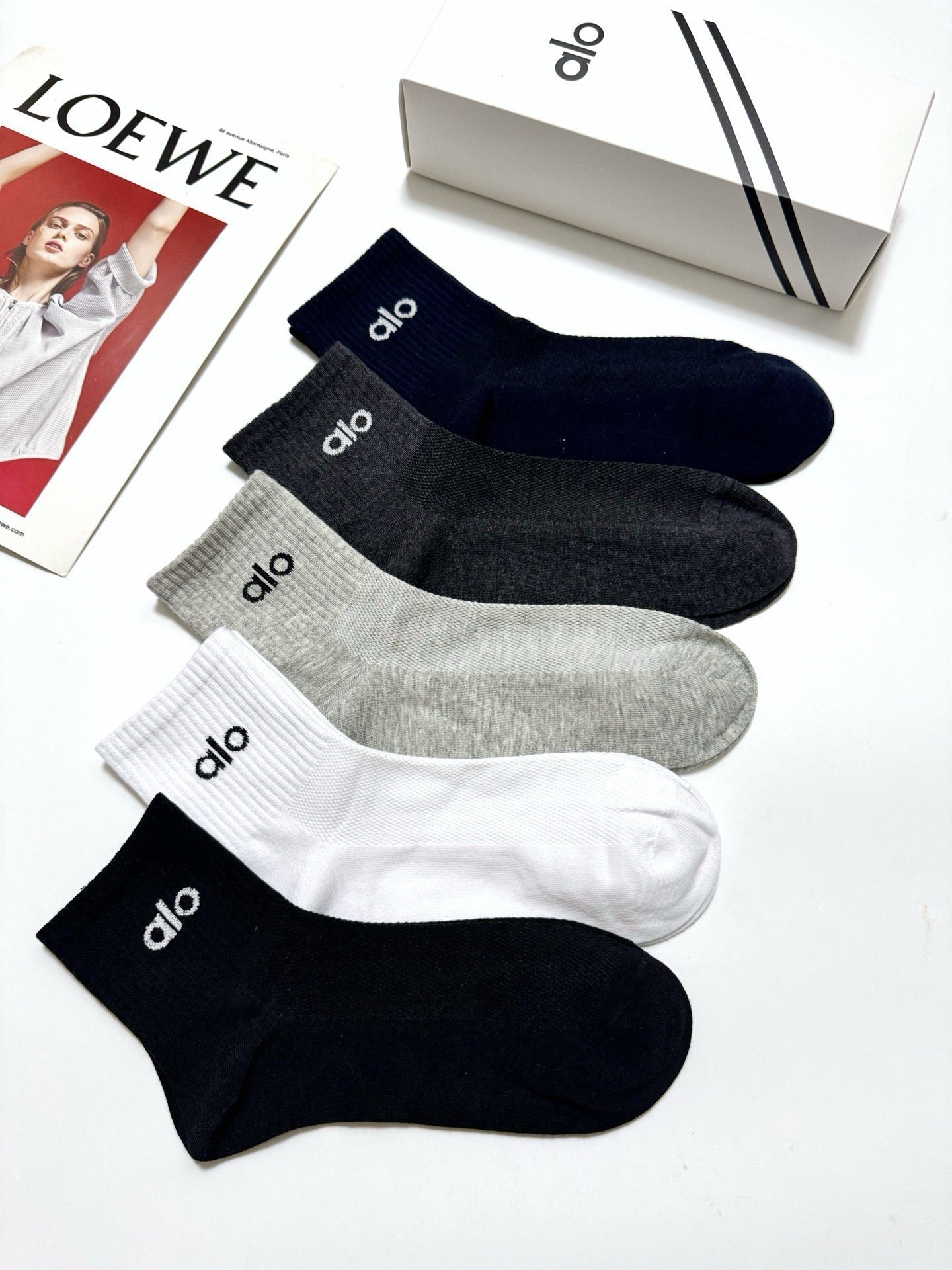 ALO 26S ANKLE SOCKS 408740 (1 BOX)