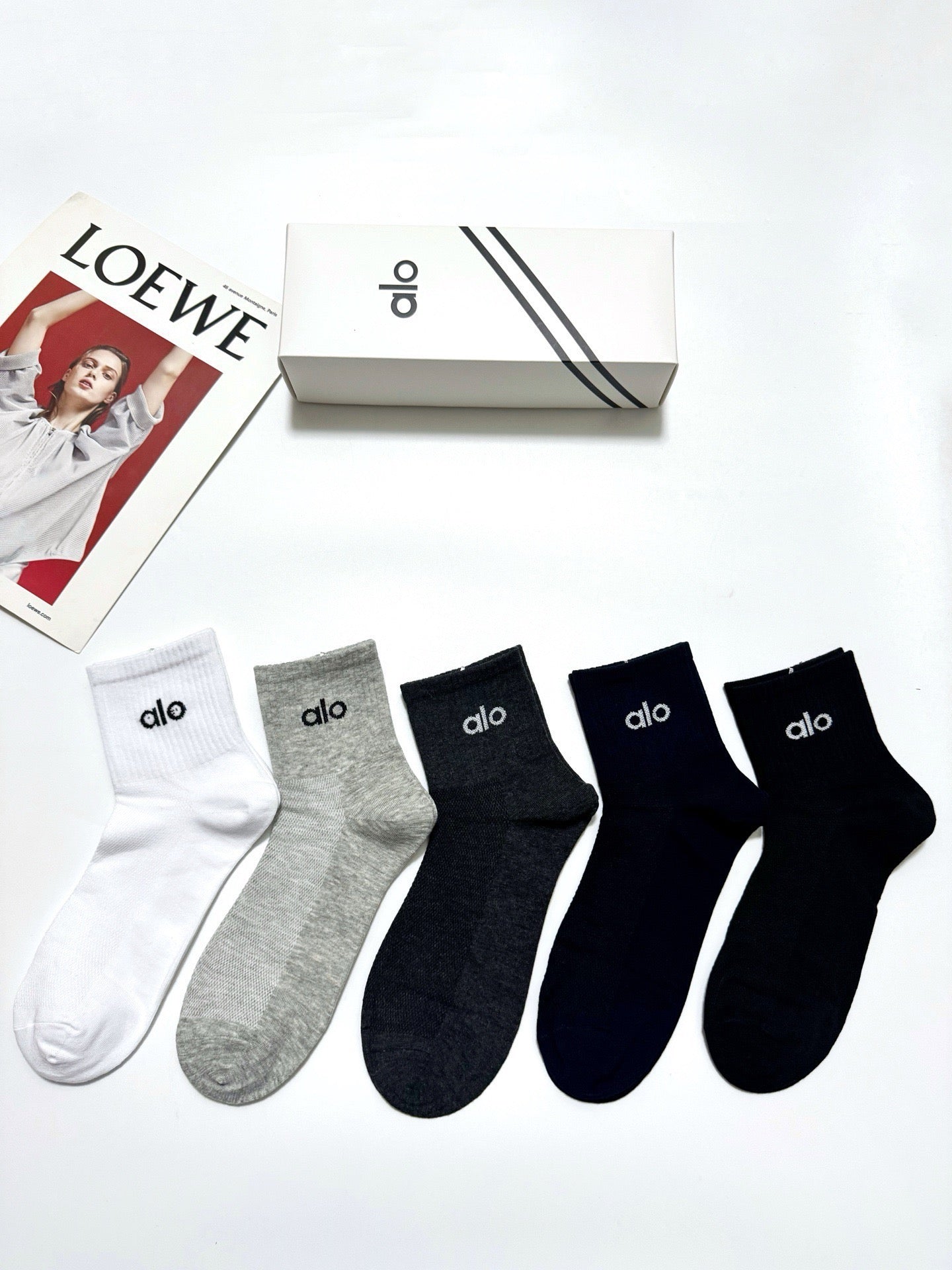 ALO 26S ANKLE SOCKS 408740 (1 BOX)