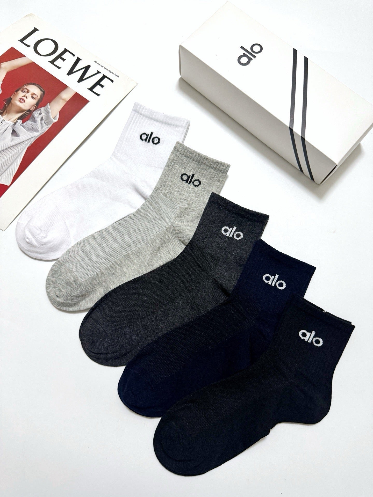 ALO 26S ANKLE SOCKS 408740 (1 BOX)