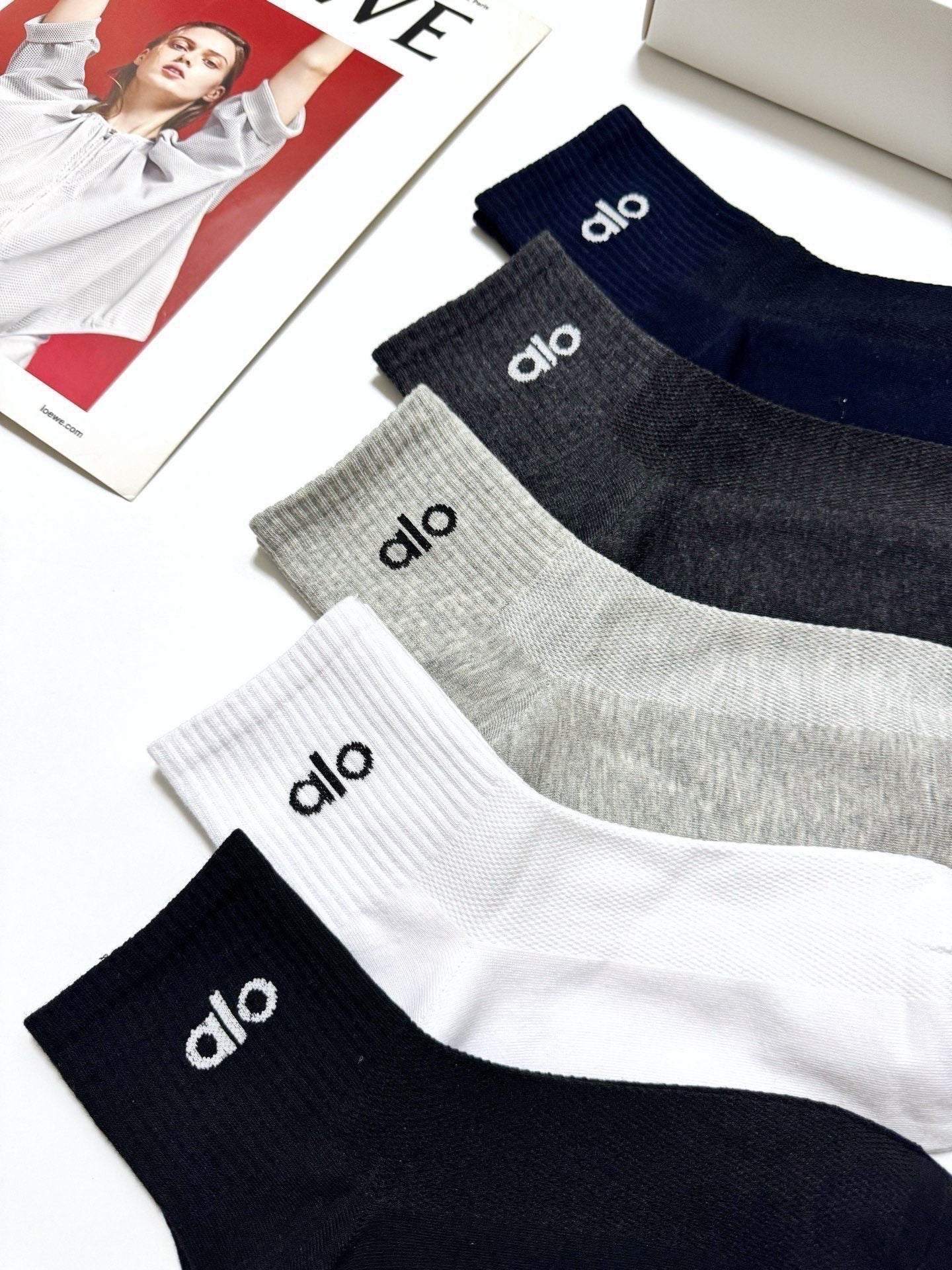 ALO 26S ANKLE SOCKS 408740 (1 BOX)