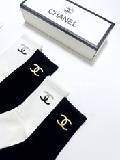 CHANEL 26S CREW SOCKS 410300 (1 BOX)