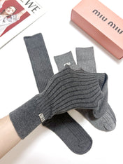 MIUMIU 26S CREW SOCKS 410302 (1 BOX)