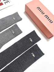 MIUMIU 26S CREW SOCKS 410302 (1 BOX)