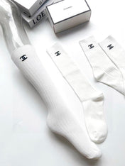 CHANEL 26S CREW SOCKS 412439 (1 BOX)
