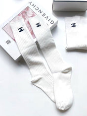CHANEL 26S CREW SOCKS 412439 (1 BOX)