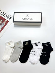 CHANEL 26S ANKLE SOCKS 412444 (1 BOX)