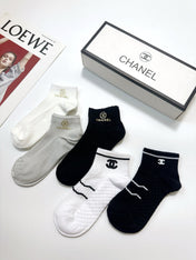 CHANEL 26S ANKLE SOCKS 412444 (1 BOX)