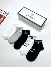 CHANEL 26S ANKLE SOCKS 412444 (1 BOX)