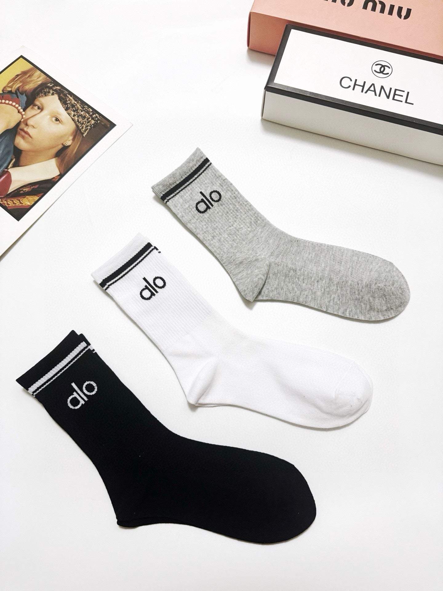 ALO 26S CREW SOCKS 421115 (1 BOX)