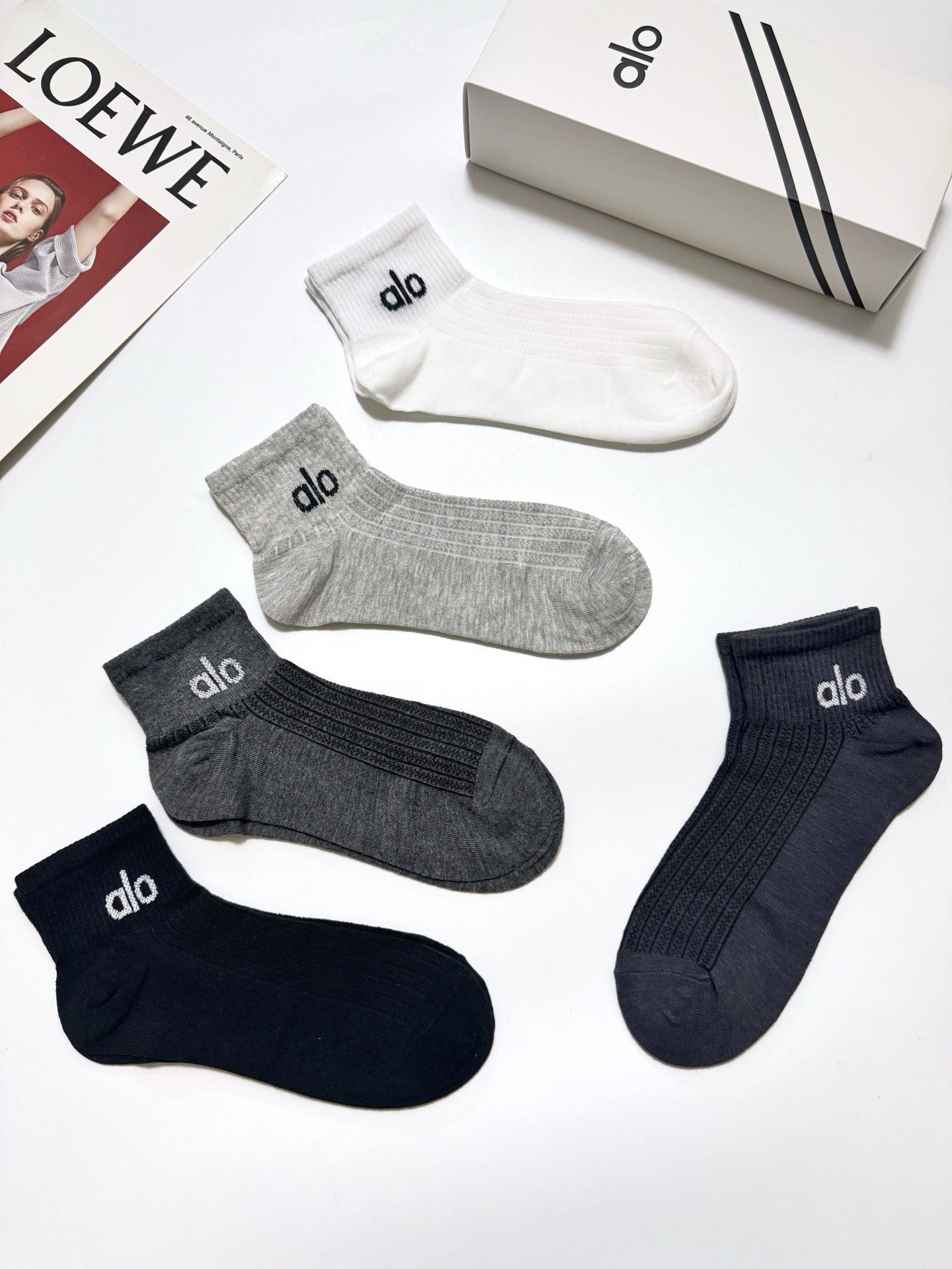 ALO 26S ANKLE SOCKS 423086 (1 BOX)