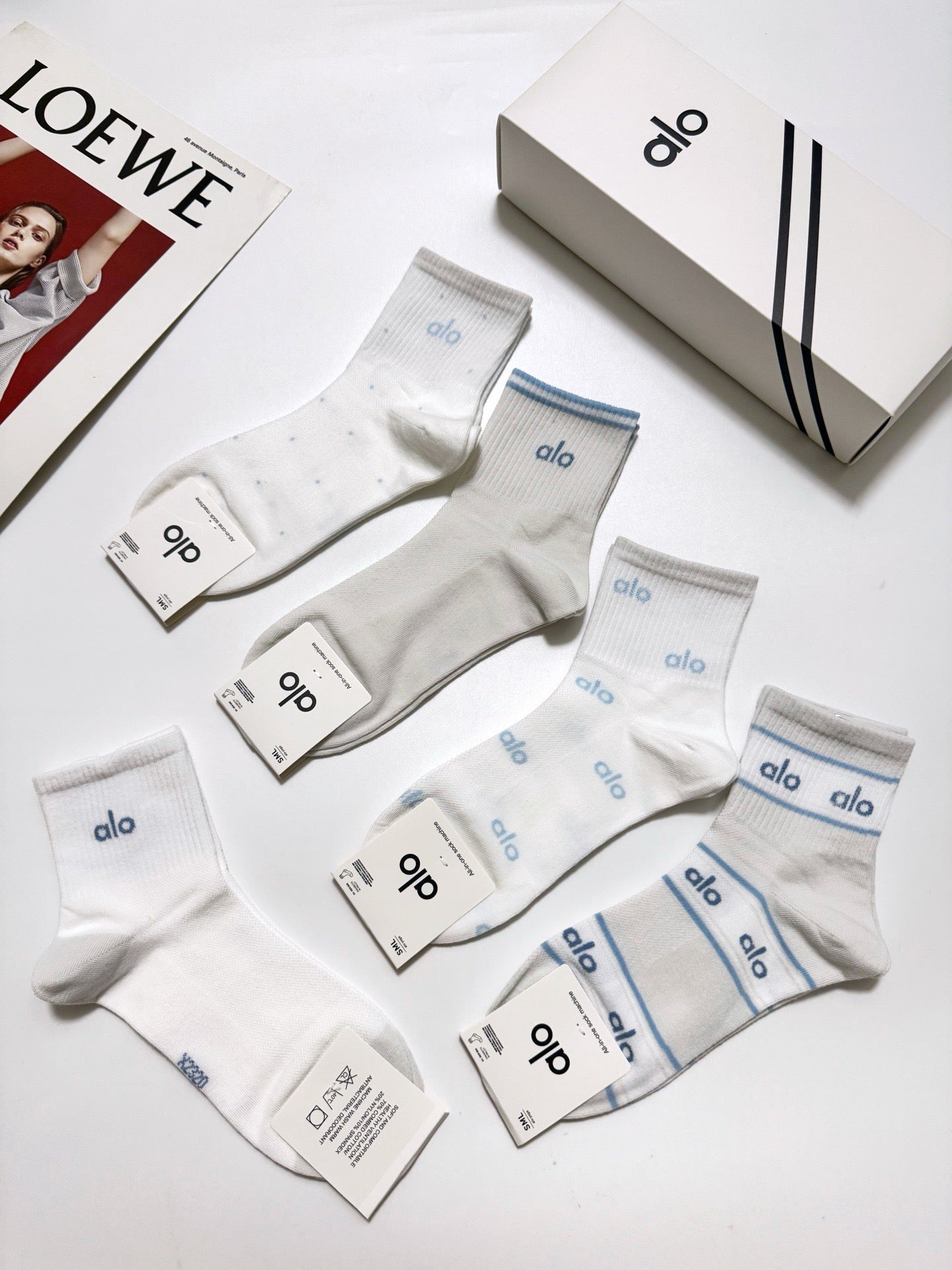 ALO 26S ANKLE SOCKS 425096 (1 BOX)