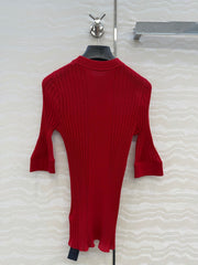 MIUMIU SHORT-SLEEVE SWEATER STYLE 837